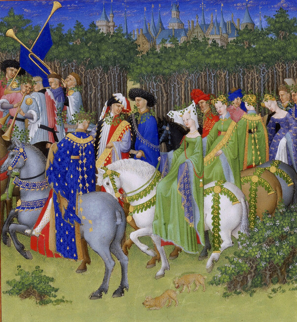 Motiv: Ausritt des Herzogs